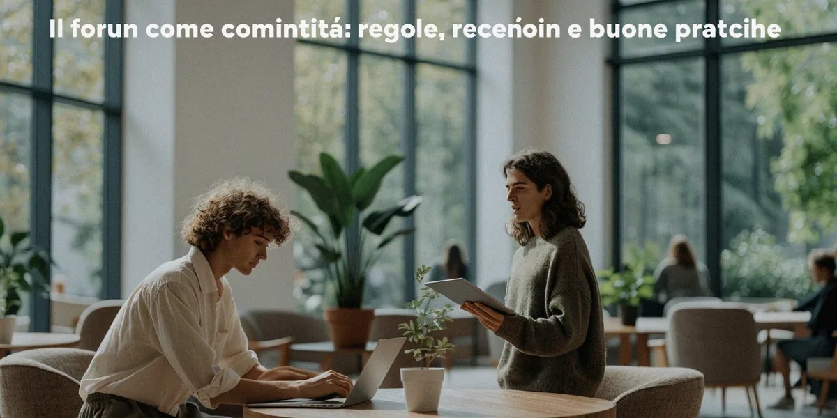 Il forum come comunità: regole, recensioni e buone pratiche
